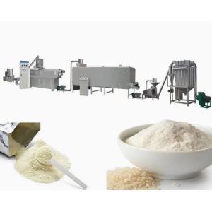 Quality 150kg/hr Nutritional Rice Powder Food Extruder Machine Processing Line for sale