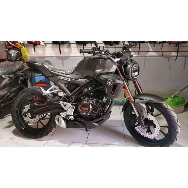 4 Stroke Street Sport Motorcycles Single Cylinder , 200cc Retro Dual Sport Motorcycles Anti Skid Tires