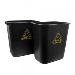 China PP Plastic Black Antistatic ESD SMT Electrostatic Cleanroom Tool Box ESD Waste Bin on sale