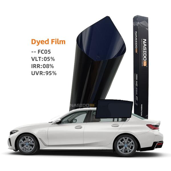 UV Protection 1 Ply Window Tint HD Black Car Windshield Tint Film High Security FC50