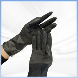 Quality CE FDA Textured Synthetic Latex Gloves Disposable Medical Gloves for sale
