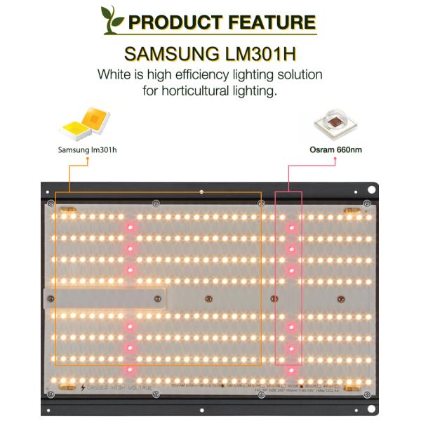 Deep Red 120W LM301B Quantum Board 660nm SAMSUNG Horticulture Grow Lights