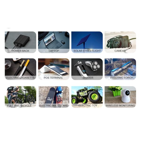 3.7v 700mAh Lithium Ion Battery Pack BAKTH 16340 1S 3 Rechargeable Lithium Ion Battery Cells