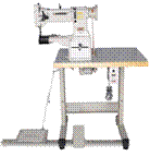 High post bed handbag sewing machine