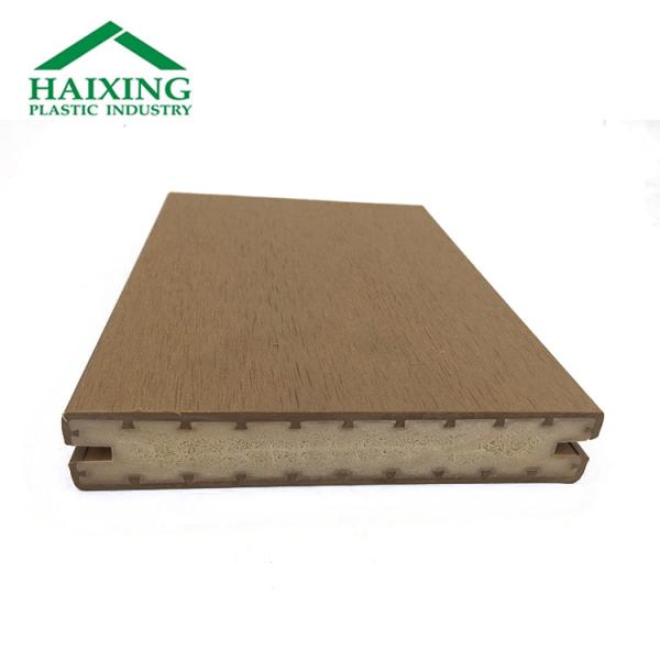 140mm*25mm General Size Outdoor Recycled Plastic Lumber Decking Flooring Boards Plank