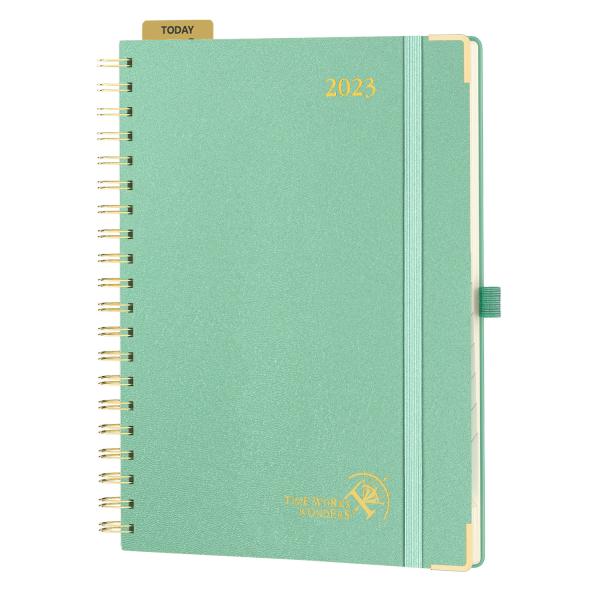 Wirebound Executive Planner 2023 , Weekly Schedule Custom Monthly Planner