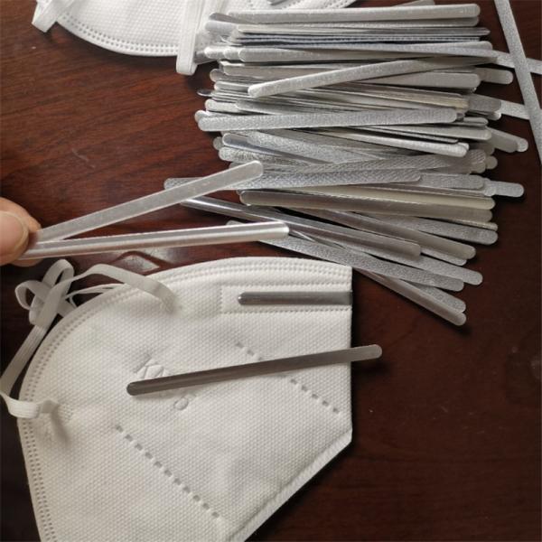 Aluminum Mask Nose Strip Bridge Wire For Face Mask Shied 5mm Fixed