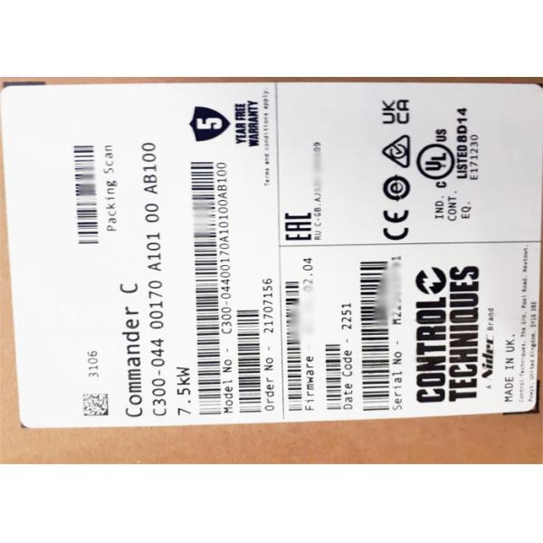 ABB ACS800-01-0075-3+P901 75 kW Frequency Converter 100 A Icont.max 145A