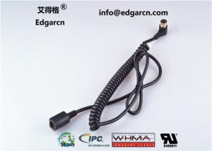 China Length 1000mm Coiled Cable Cord , Injection Molding Car Wiring Harness  on sale