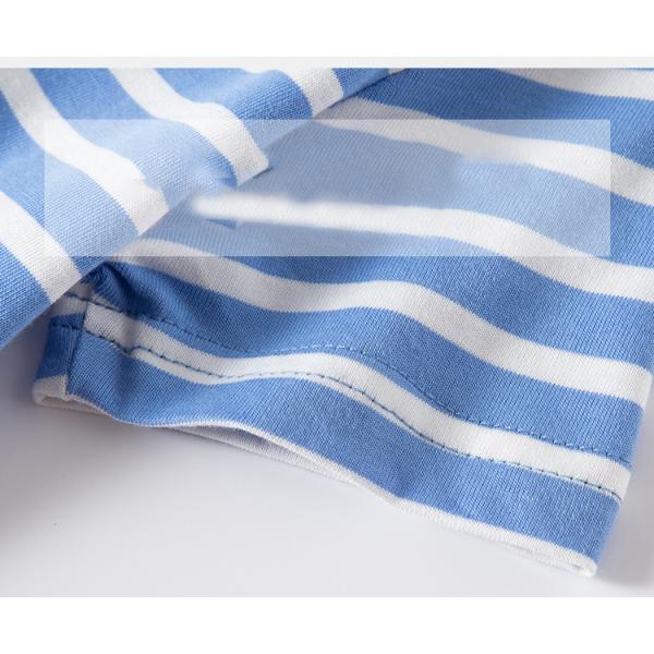 Children'S Sports Shirts Customized Boy T-Shirt Children'S Cotton Striped T-Shirt