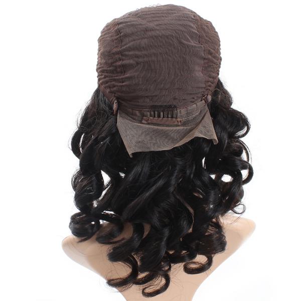 Attractive Cambodian Lace Front Human Hair Wigs Loose Wave Full Cuticle Aligned