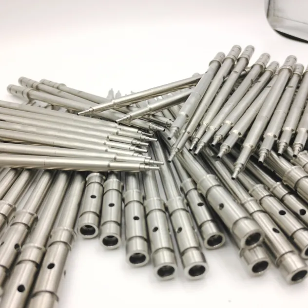 316L Stainless Steel CNC Parts Blowing Medical Needle Fine Long Shaft Milling