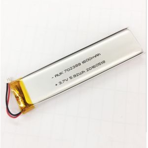 Quality headlight Custom LiPo Battery 1C 3.7V 1600mAh Lithium Battery for sale
