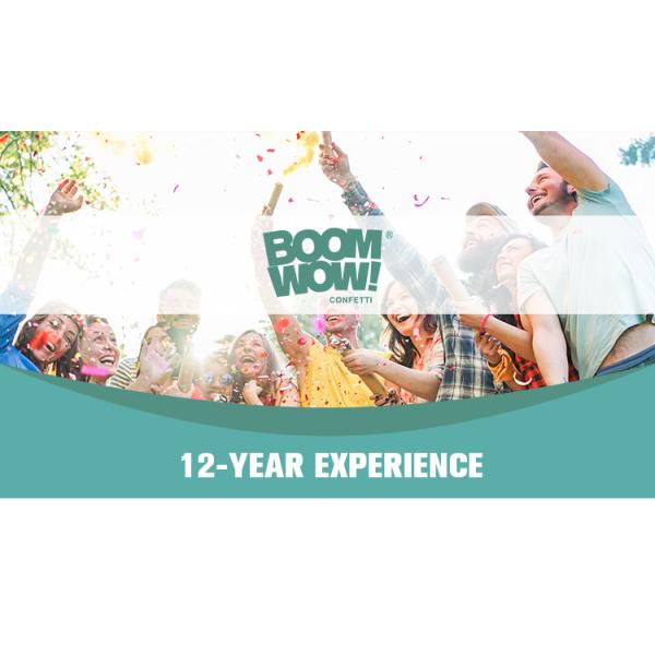 Boomwow wholesale party supply gender reveal confetti popper confetti cannon