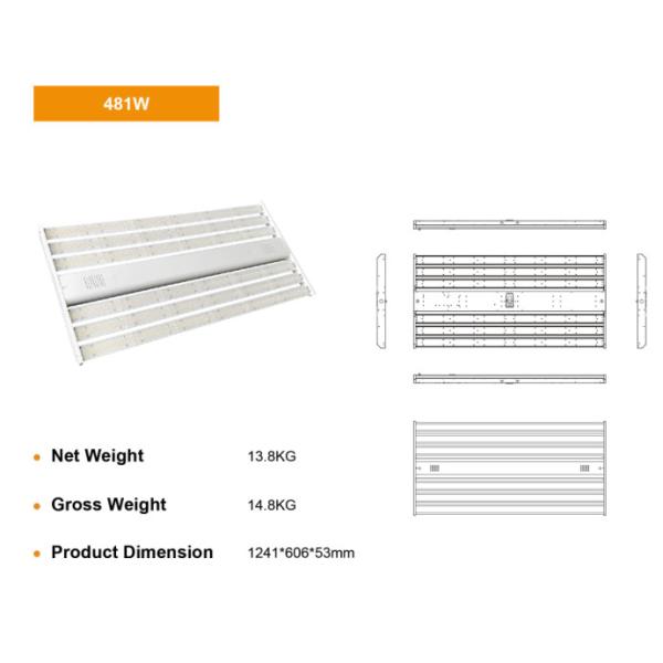 LC5.0 170lm/W 481W Linear High Bay LED Lights