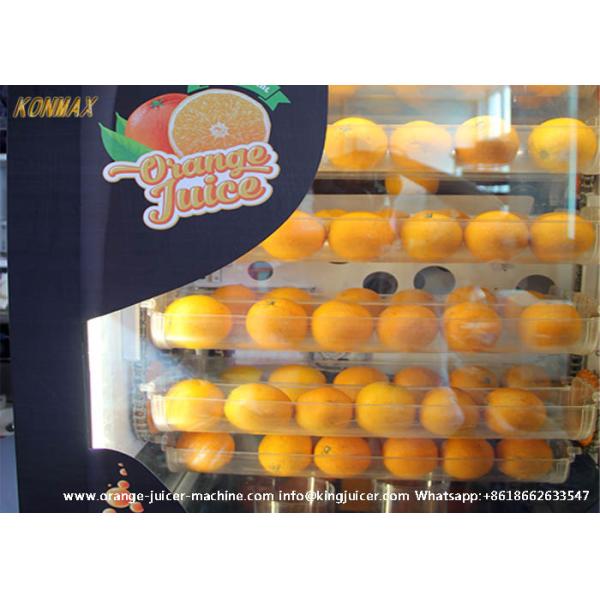 Freshly Squeezed Orange Juice Vending Machine Cooling System For 350ml One Cup