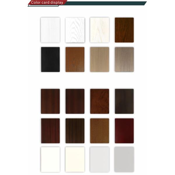 Mahogany Bedroom PVC Wooden Doors 50mm Prehung Interior Wood Doors