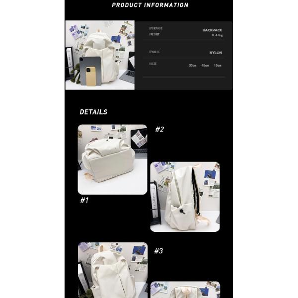 Sympathybag mens backpack ins trendy cool versatile personalized male junior high school college student schoolbag