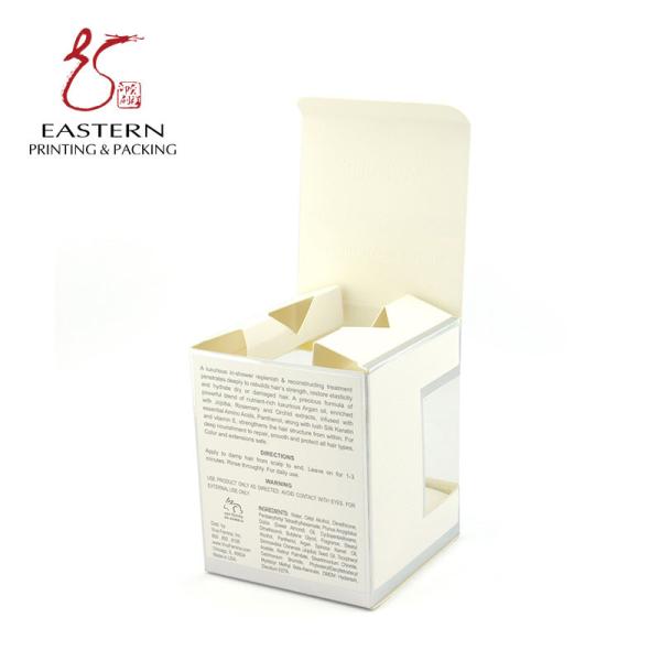 Transparent Window 100mm Width Cosmetic Packaging Box