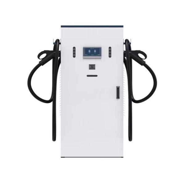 60KW To 160KW GBT CCS1 CHAdeMO CCS2 Connector Double Gun Floor EV DC Charging Stations