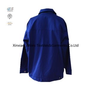 Navy Blue Cotton Long Sleeve NFPA2112 Fire Retardant Shirts