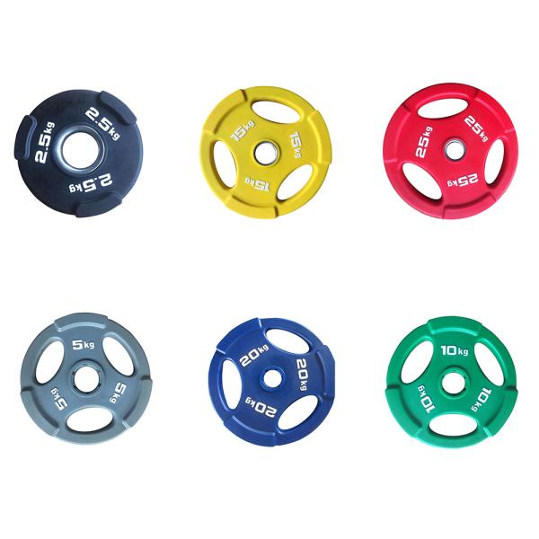 High Quality PU Urethane Coated Gym Weight Plates