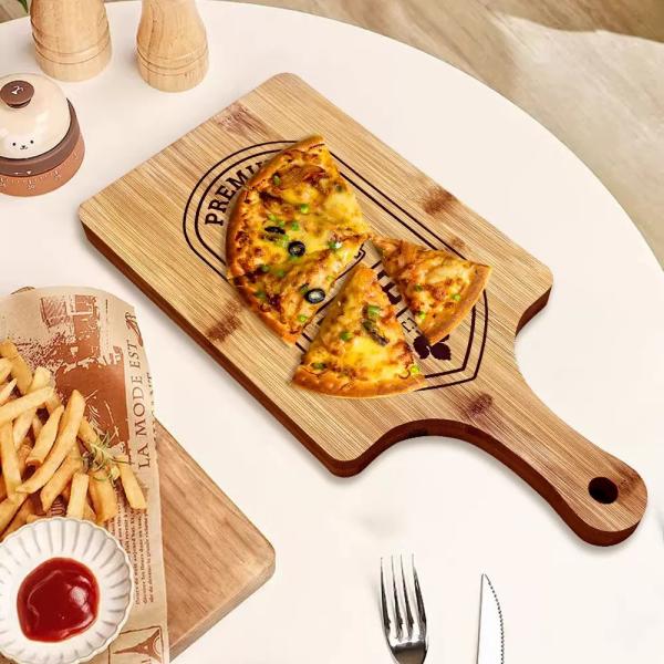 Home Use Blank Wooden Sublimation Steak Boards DIY Photo Design Pizza Boards