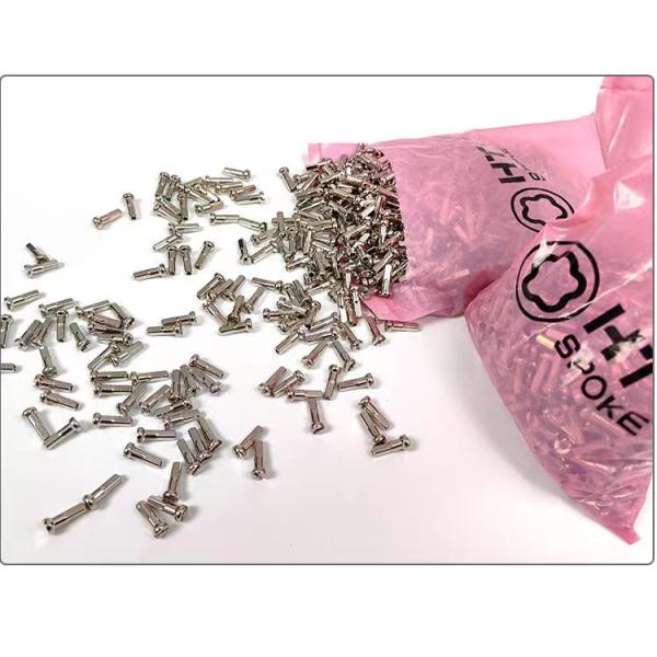 2mm Diameter Bicycle Spare Parts Stainless Steel Bicycle Spokes With Black J-Bend Spoke And Pillar 1423