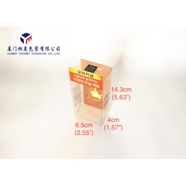 Super Clear PET Custom Printed Plastic Boxes Unique Design 6.5X4X14.3cm