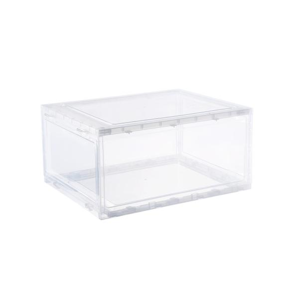 DustProof Transparent Plastic Shoe Box Superposition Display Moisture Proof