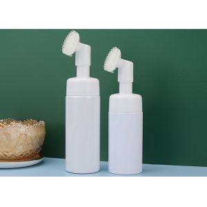 Quality 120ml 150ml Facial wash Foam Bottle With Silicone Brush for sale