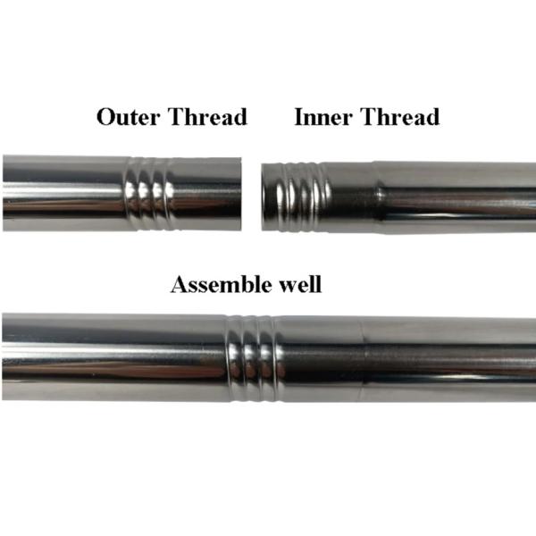 316l Hollow Metal Tubes Seamless Welded Thread Splicing