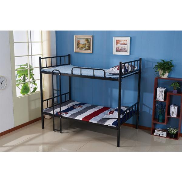 Twin Over Twin Iron Bunk Beds With Removable Ladder Customizable Size