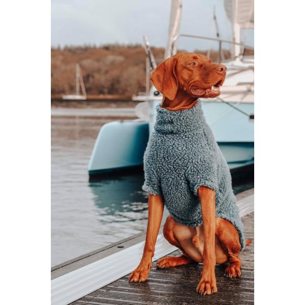 Soft Durable Faux Sherpa Fleece Dog Coats With Legs OEM ODM