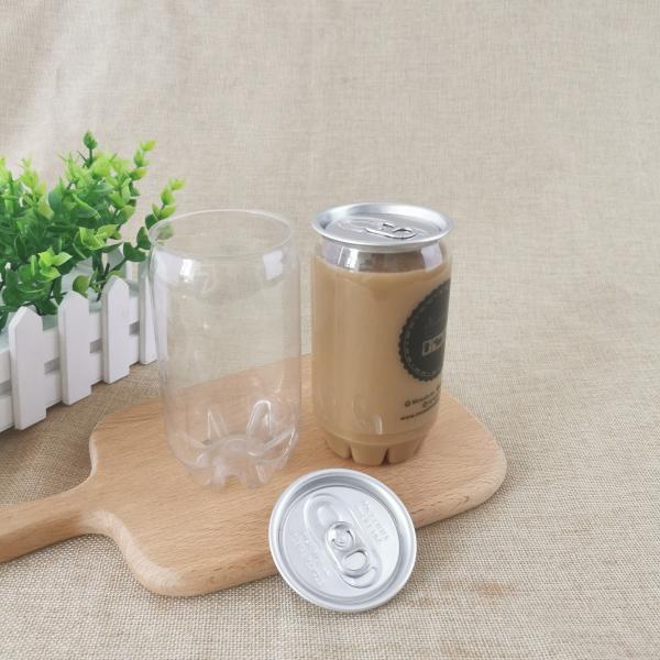 EOE 202# 52MM 300ml Clear Plastic Beverage Cans