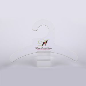 Custom Logo Dolls Clothes Cardboard Hangers Recyclable Paper Pet Hangers