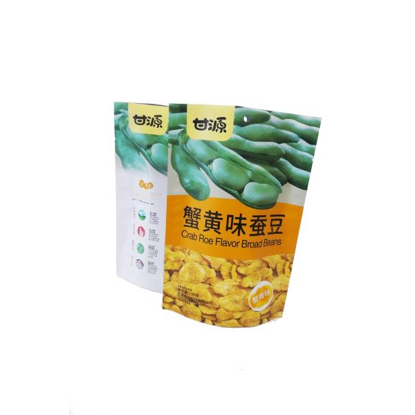 Security Custom Printed Beans Storage Rack Up Bag Aluminum Foil Plastic Bag