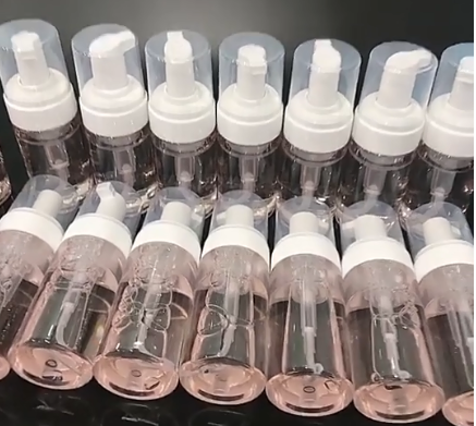 Custom Volume 7.8ml Empty Face Spray Bottle Organic Mousse Rose Foam