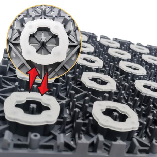 34x34cm*1.8cm anti-slip material Multi Sport pP Interlocking Tiles Outdoor Sports Floor basketballTiles