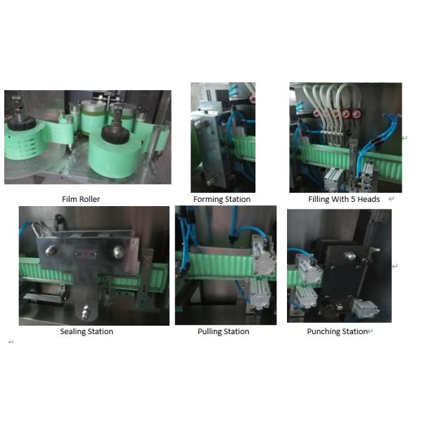 20ml Pharma Plastic Ampoules Filling Machine 8.5kw Mechanical Conveying