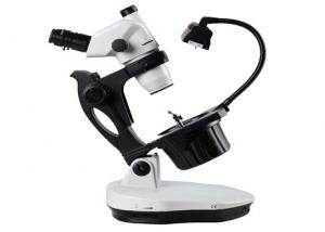 Quality 7W 0.6X 100mm Trinocular Stereo Zoom Microscope For Jewelry Setting for sale