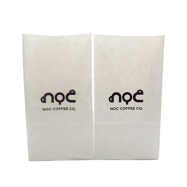 Biodegradable Glassine Paper Bags Waxed / Greaseproof Paper Bags