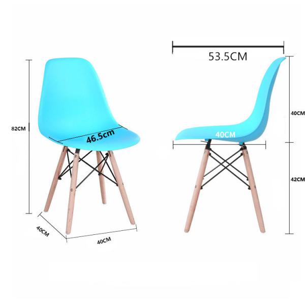 High Durability Wooden Dining Chairs , Modern Plastic Training Chair
