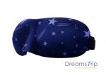 Memory Foam Soft Material 3D Night Eye Mask For Sleeping With Ear Plugs