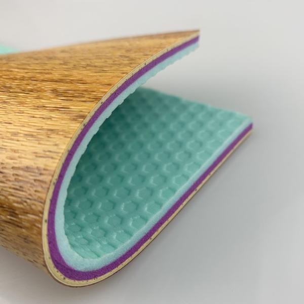 Gem Stone Style PVC Vinyl Floor Covering For Badminton Court 1.2mm - 1.5 Mm Wear Layer
