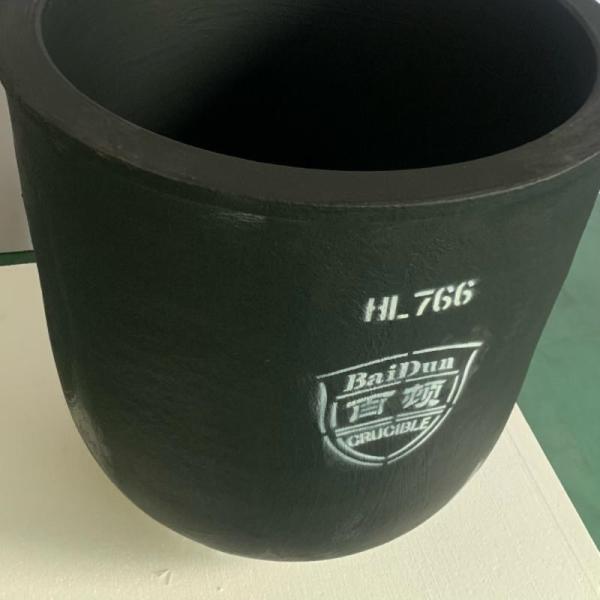 Round Sic Crucible High Oxidation Resistance Large Crucible For Melting Aluminum
