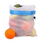 Fruit Vegetable Toys Washable Pouch Black Rope Reusable Produce Shopping Mesh