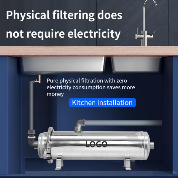 Whole House Ultrafiltration Water Filter Stainless Steel Wall Hanging