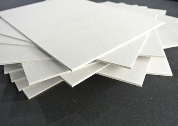 Buy Grade A Grey Chip Board with 100% Recycled Paper SGS Certificate Anti-Curl Cardboard Sheets at wholesale prices