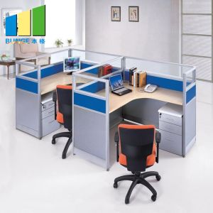 Eco - Friendly Aluminum Cubicle Modular Office Workstation / Office Furniture